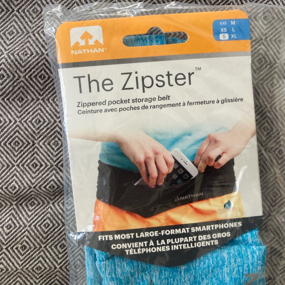 Nathan The Zipster Zippered Running Belt